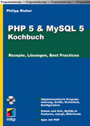 Book cover: PHP5 und MySQL5 Kochbuch, 2007